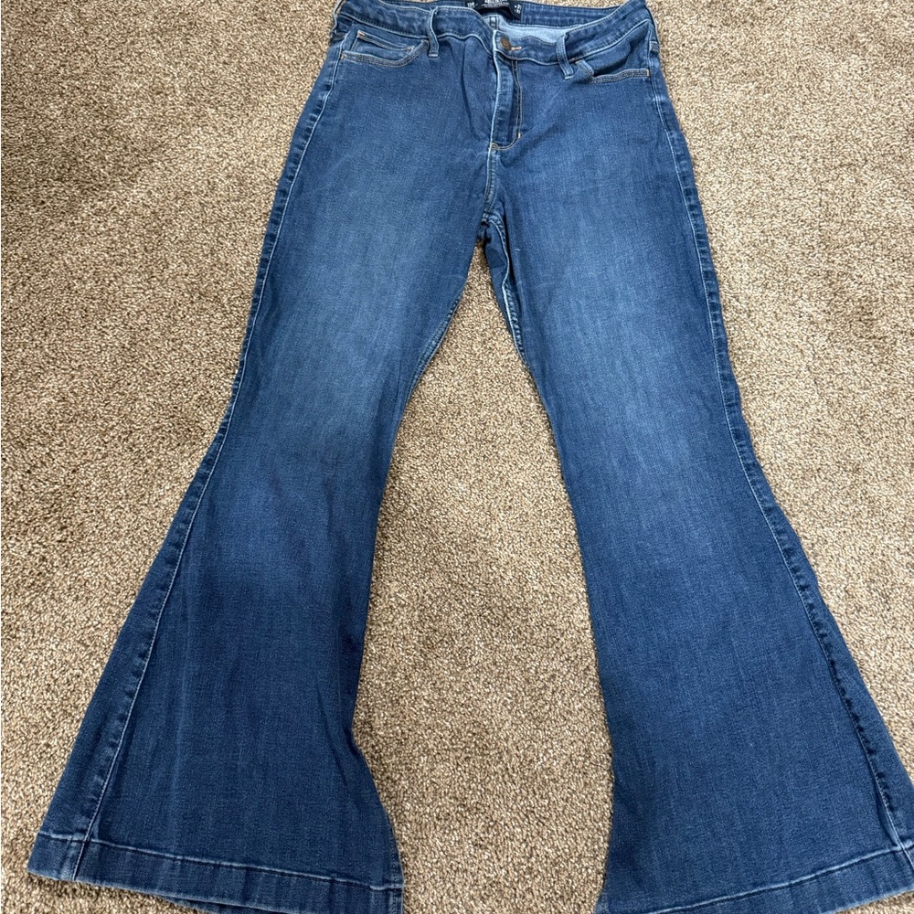 Hollister Vintage Blue Flared Jeans